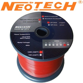 SOCT-22: Neotech Solid Copper Wire, 1/0.7mm (1m)
