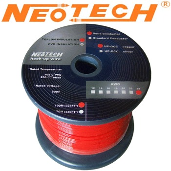 SOCT-24: Neotech Solid Copper Wire, 1/0.55mm (1m)