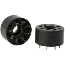 Black Noryl Octal PCB mount valve base