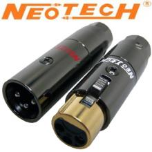 New Rhodium plated XLR plugs from Neotech
