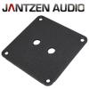 012-0101: Jantzen Binding post plate, black powder coat, 2 holes (1 off)