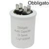 OBO-010: 2.2uF 630Vdc Obbligato Film Oil Capacitor
