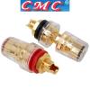 CMC-858-S-G: CMC Gold-plated, small binding posts (pair)