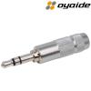 P-3.5 SR: Oyaide Silver/Rhodium plated 3.5mm jack plug