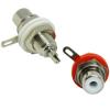 NPHONO: Nickel plated Insulated RCA sockets (pair)