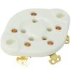 SK5X10-G: Ceramic UX5, 5 pin, Gold plated, Chassis mount valve base