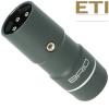 ETI Research Brio XLR Male Connector - WHITE