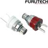 FT-903(R): Furutech FT-903 Rhodium-plated RCA Sockets (pair)