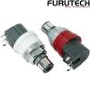 FT-909(R): Furutech FT-909 Rhodium-plated PCB mount RCA Sockets (pair)