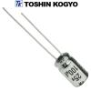 1EUTSJ101M0: 100uF 25Vdc Toshin Jovial UTSJ Electrolytic Capacitor