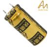 CAP-100-R-100U-350V: 100uF 350Vdc Audio Note Kaisei POLAR Electrolytic Capacitor