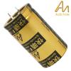 CAP-100-R-220U-500V: 220uF 500Vdc Audio Note Kaisei POLAR Electrolytic Capacitor