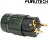FI-E38(G): Furutech FI-E38 Pure Copper Gold-plated Schuko Connector