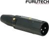 FP-601M(R): Furutech FP-601M Rhodium-plated Male XLR Connector