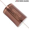 001-7253: 8.2uF 200Vdc Jantzen Amber Z-Cap Copper Foil Capacitor