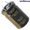 LKX2E221MESY30: 220uF 250Vdc Nichicon KX type Electrolytic Capacitor