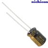 UKZ1H220MPM: 22uF 50Vdc Nichicon KZ type Electrolytic Capacitor