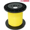 SGW110YE: Mundorf silver/gold wire, 1mm diameter - YELLOW PTFE Sheathing  (1m)