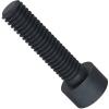 M6x25HS-BSS: M6 x 25mm Full Thread Cap Head Screws, Black Stainless Steel