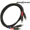 Glasshouse Interconnect Cable No.15 - 1m Finished Cables, Duelund Rhodium-plated RCA Plugs