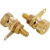 BI-501GG: AEC Brass M4 Earth Post, Gold-plated (1 off)