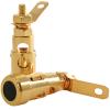 PT-106GG: AEC brass, Push terminal, Binding posts, Gold-plated (pair)