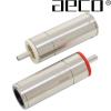ARP-1512R: AECO RCA Plugs, Tellurium Copper, Rhodium-plated (2 pairs)