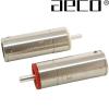 ARP-1533: AECO Pure 99.9% Silver RCA Plugs (2 pairs)
