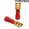 F118(G): Furutech F118 5.2mm Insulated Push-on Terminals, Gold-plated (pair)