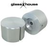 Glasshouse silver anodised knob (40mm dia) 