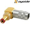DC-2.5GL: Oyaide 2.5mm DC Plug Right-angled (Red)