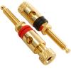 BI-103GGINS: AEC Long Slimline, Insulated, Gold-plated Brass Binding posts (pair)
