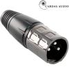 CE M XLR: Cardas male XLR plug (1 off)
