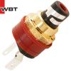WBT-0210 AgMs: nextgen RCA socket (Red - Metal Nut)