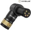 31352: Viablue 5 Pin DIN SME Tonearm Plug, 90 degrees UP