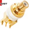 WBT-0234: RCA socket, PCB Horizontal Mounting (White)