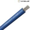 21282: Viablue X-40 single conductor multistrand OFC Copper wire, Silver-plated, blue (1m)