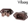 V106CC: Viborg IEC Inlet socket Pure Copper