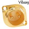 GM16G: Viborg GX16 Male Connector, Gold-plated