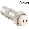 GX16G: Viborg 2 Pins GX16 Connector, Gold-plated