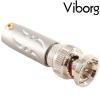 VD302R: Viborg Pure Copper BNC Connector, Silver/Rhodium-plated (1 off)