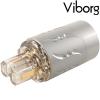 VF512G: Viborg IEC C15 Connector Pure Copper, Silver/Gold-plated