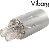 VF512R: Viborg IEC C15 Connector Pure Copper, Silver/Rhodium-plated