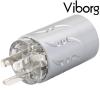 VM512S: Viborg US AC Connector Pure Copper, Silver-plated