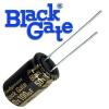 BG100u50: 100uF 50Vdc Black Gate Standard Type Electrolytic Capacitor
