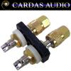 Cardas CCGR-S short Rhodium / silver plate binding posts