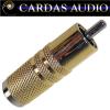 Cardas GRMO RCA plug, rhodium over silver plate (1 off)