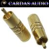 Cardas AGMO male RCA plug, gold plated (1 off)