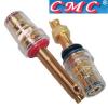 CMC-858-L-CUR-G Gold plated, long binding posts (Pair)