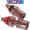 CMC-858-M-PCUR: CMC Red Copper-plated, medium binding posts (pair)